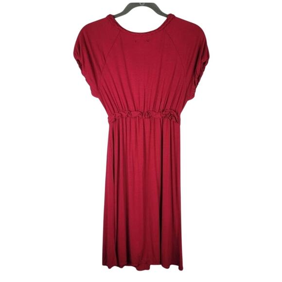 Sophie Max dress Bright Red Pink Small Empire Waist - Picture 3 of 4